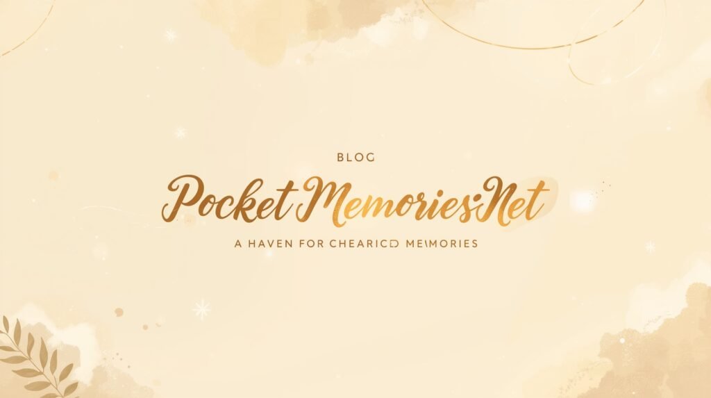 The Blog PocketMemoriesNet: A Digital Haven for Your Life's Most Precious Moments